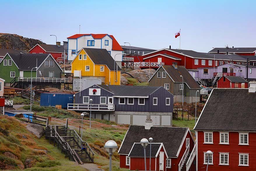 Ilulissat town in Greenland