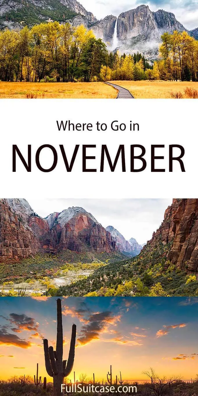 November holidays inspiration - great National Parks to visit in the fall
