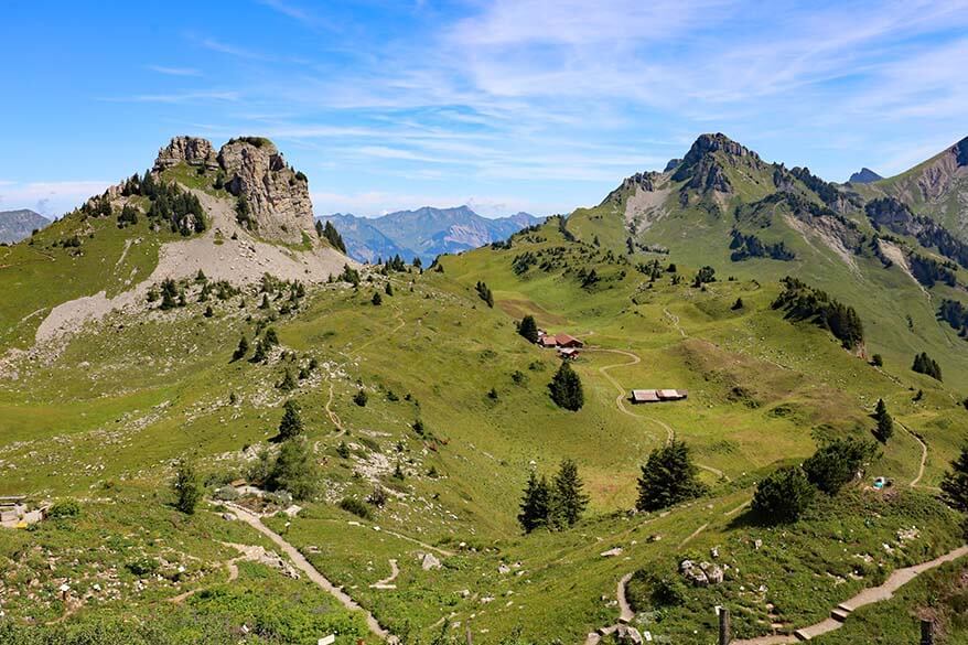 Rutas de senderismo en Schynige Platte