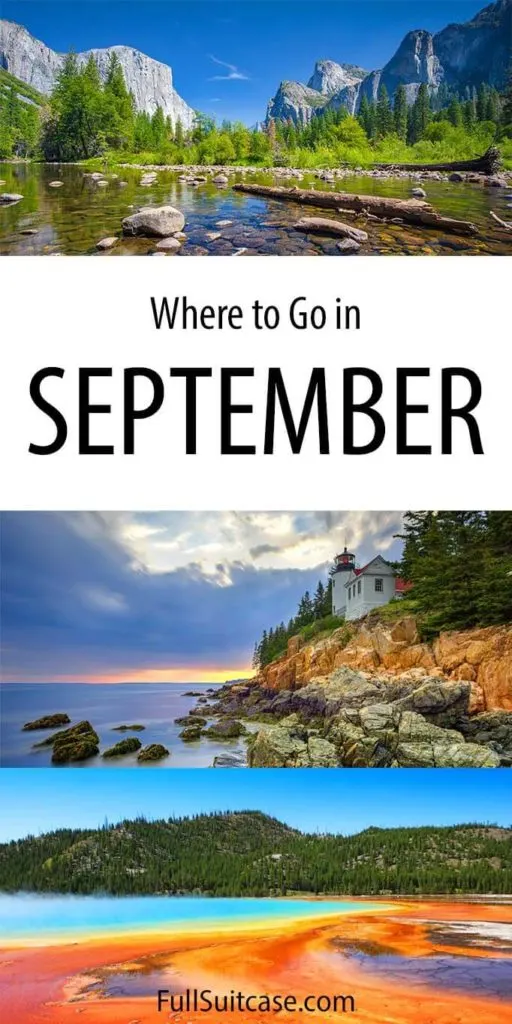 Where to go in September - best national parks for Labor Day weekend and beyond