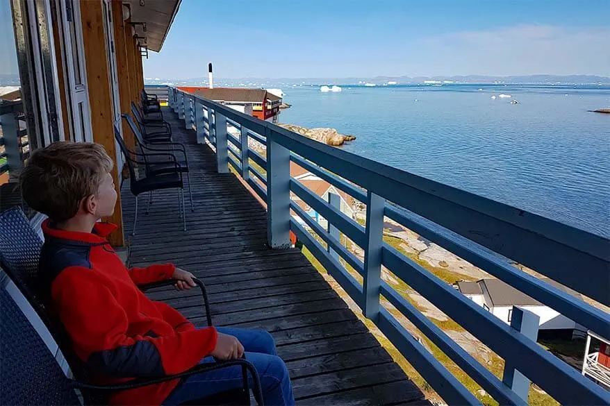 Where to stay in Ilulissat - choose a room with sea view