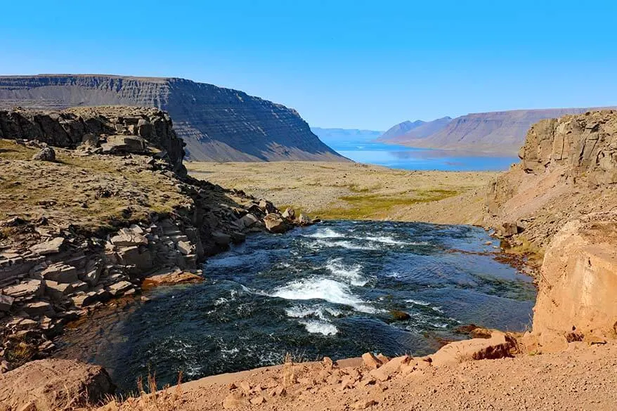 Arnarfjordur as seen from the road to Dynjandi