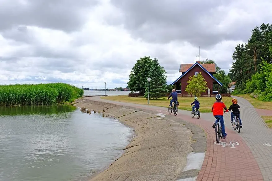 Bicycling in Nida Lithuania