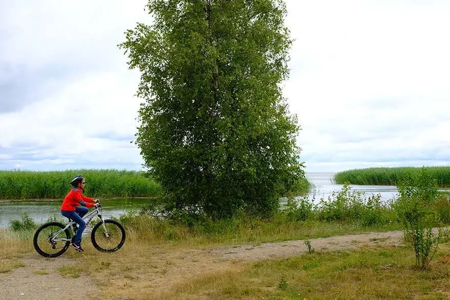 Biking on the Curonian Spit in Lithuania