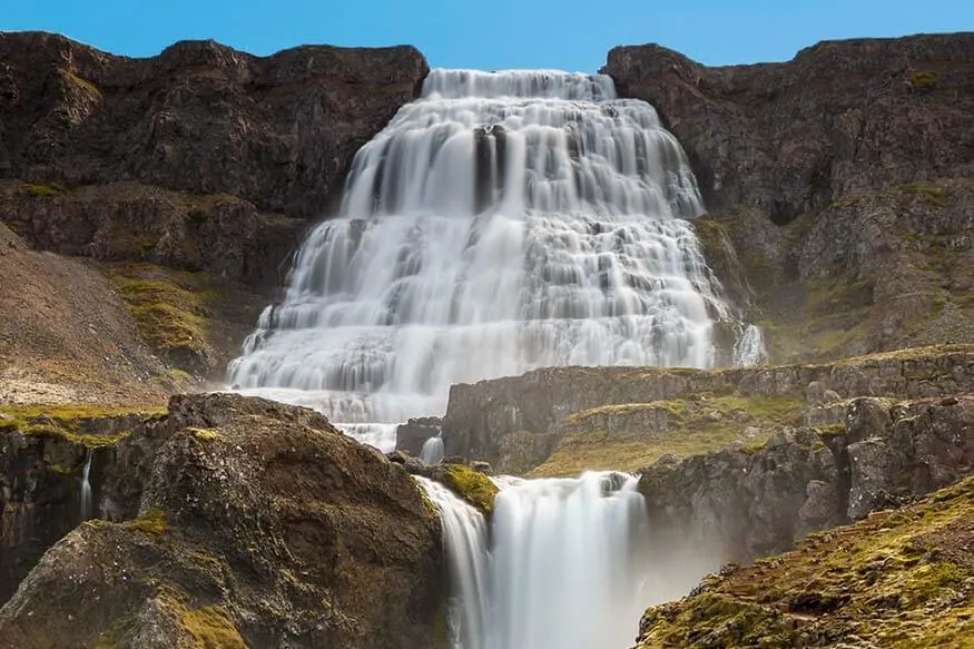 Dynjandi waterfall Iceland