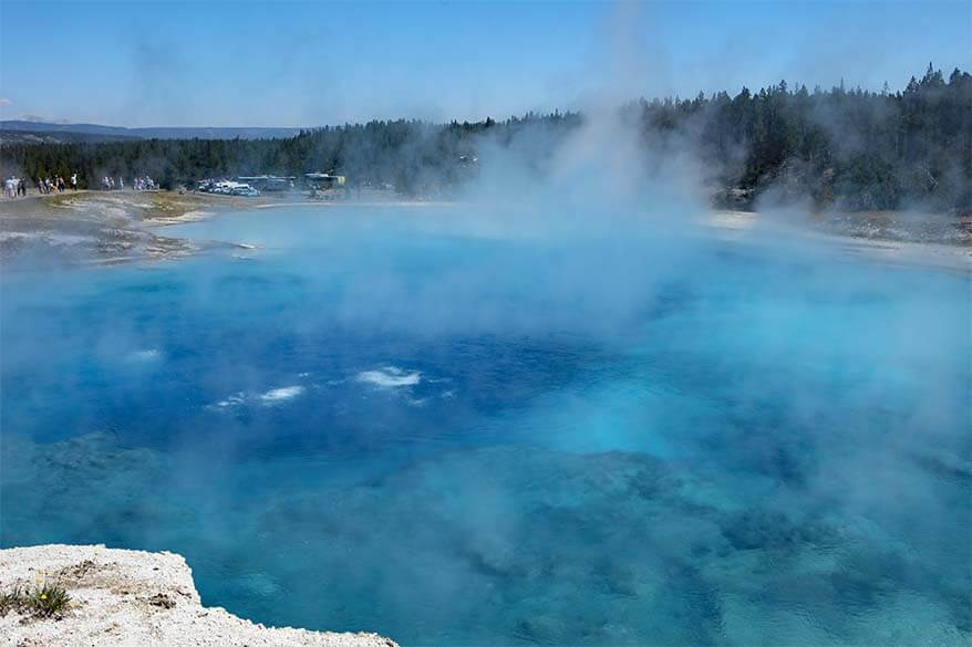 Excelsior Geyser Crater in Yellowstone