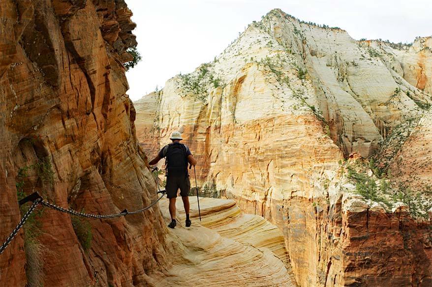 Hidden Canyon Trail in Zion