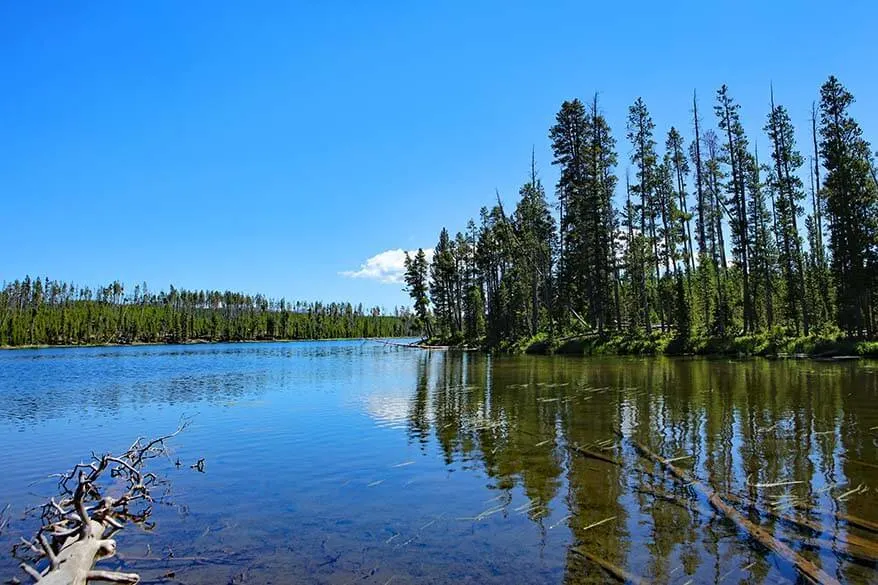 Ice Lake in Yellowstone