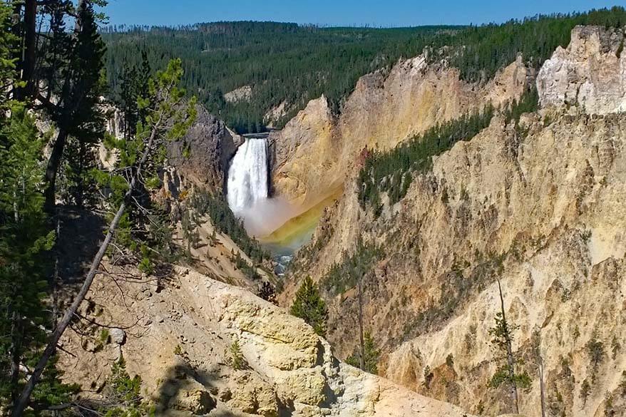 Lower Falls at Yellowstone Canyon