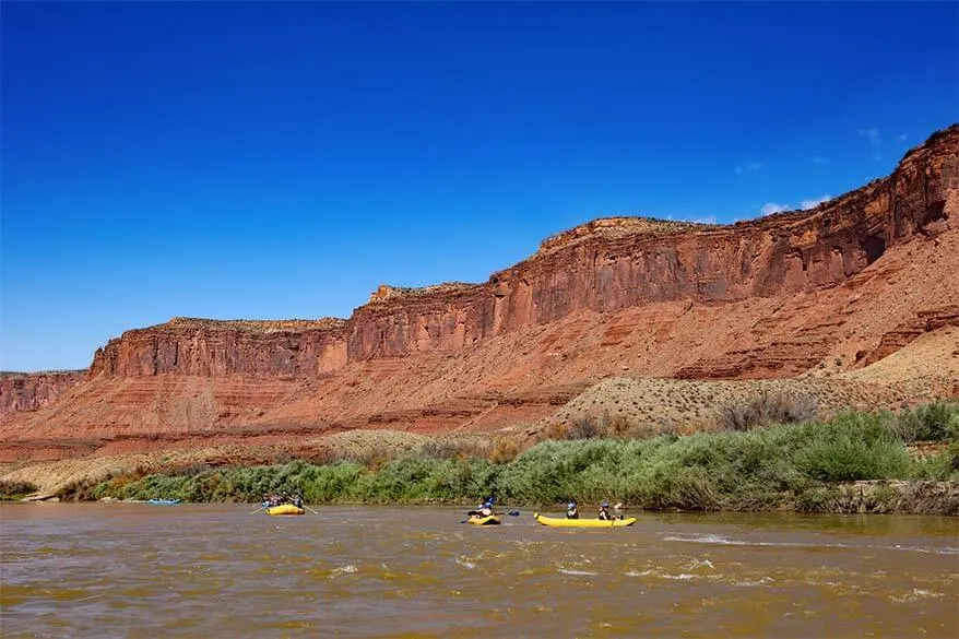 Moab rafting tour