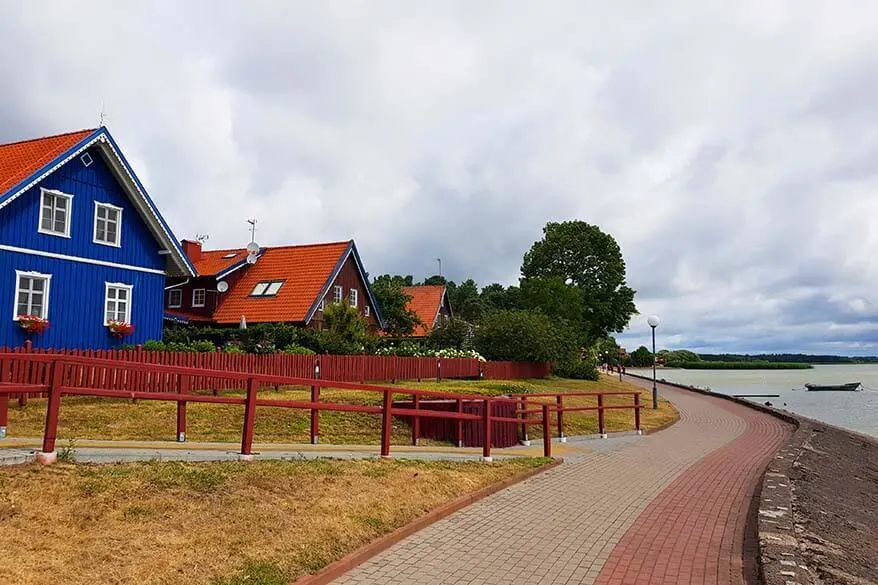 Nida, the biggest town of the Curonian Spit in Lithuania