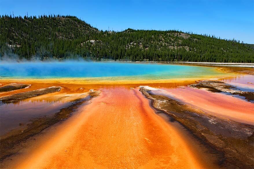 One day in Yellowstone - Grand Prismatic Spring