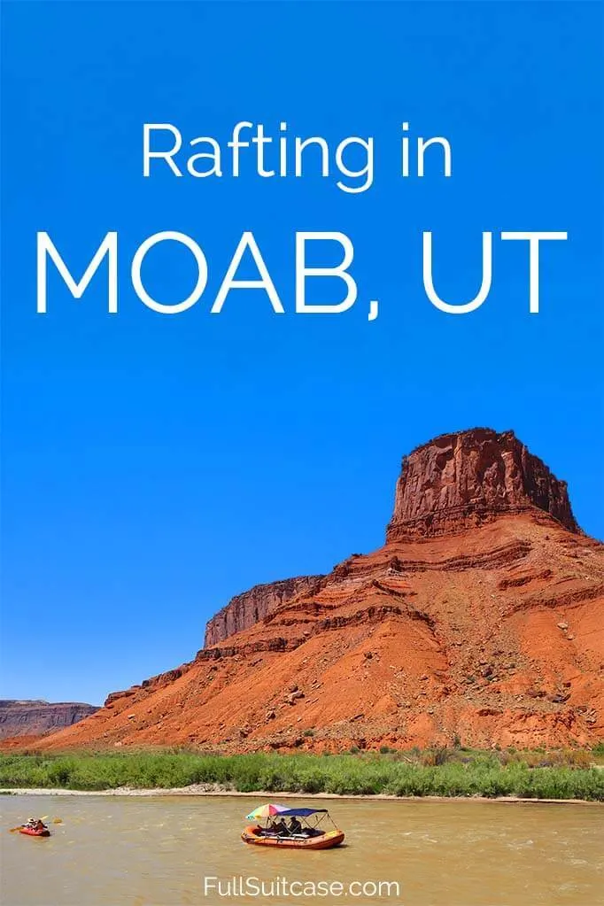 Rafting in Moab - what to expect