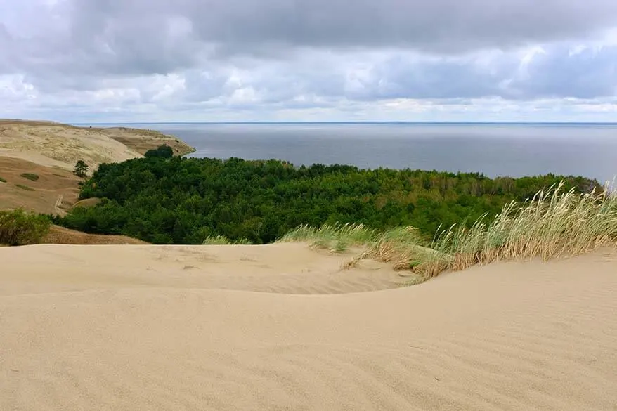 Sand Dunes of the Curonian Spit in Lithuania