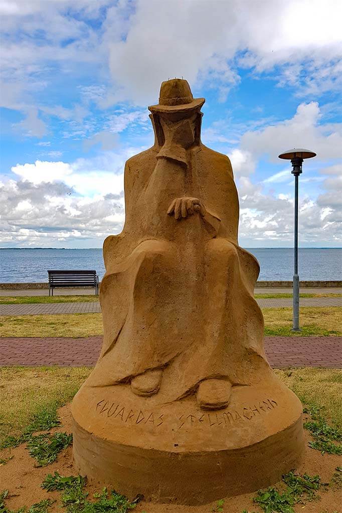 Sand sculpture in Juodkrante