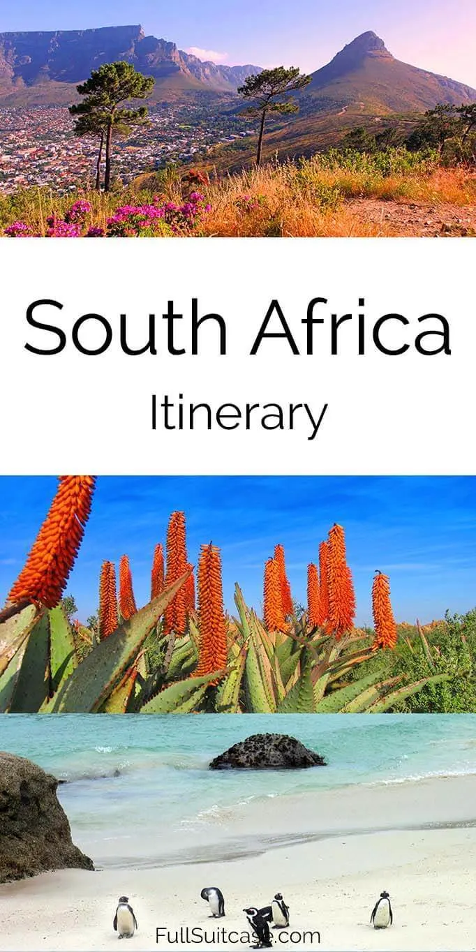 South Africa itinerary