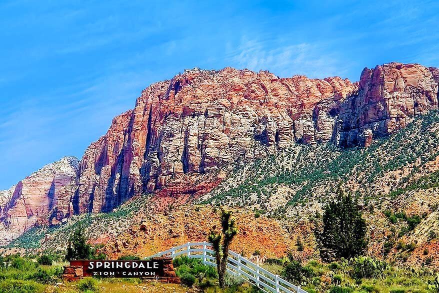 Springdale - best town to stay near Zion National Park