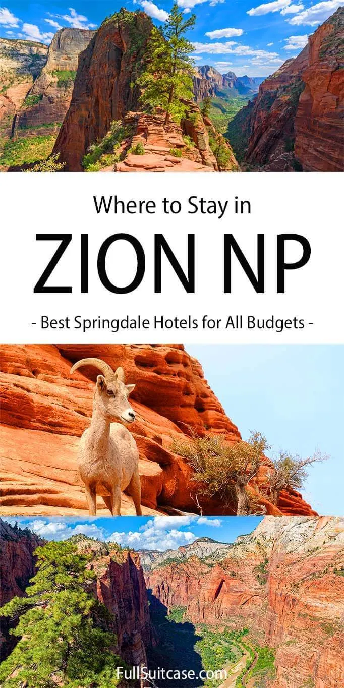 Springdale hotel and accommodation guide - where to stay in Zion NP
