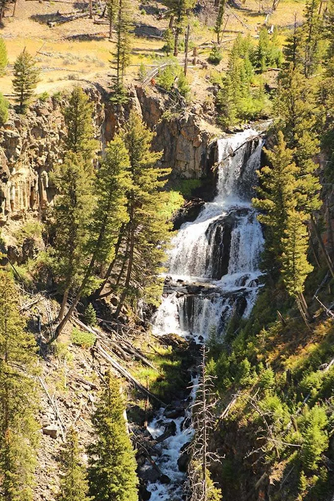 Undine Falls in Yellowstone