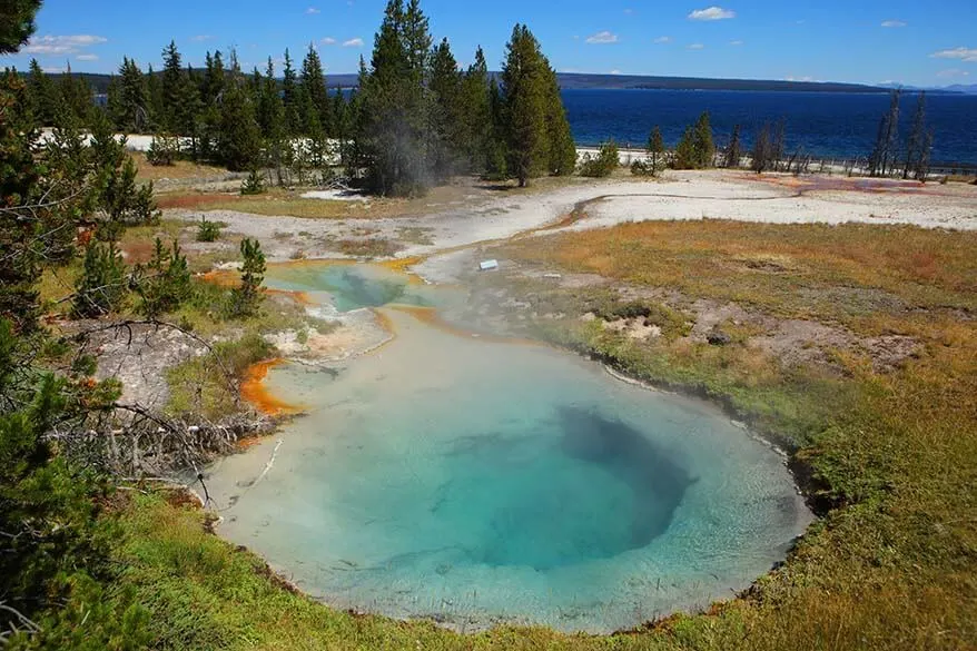 Yellowstone Lake and West Thumb Geyser Basin