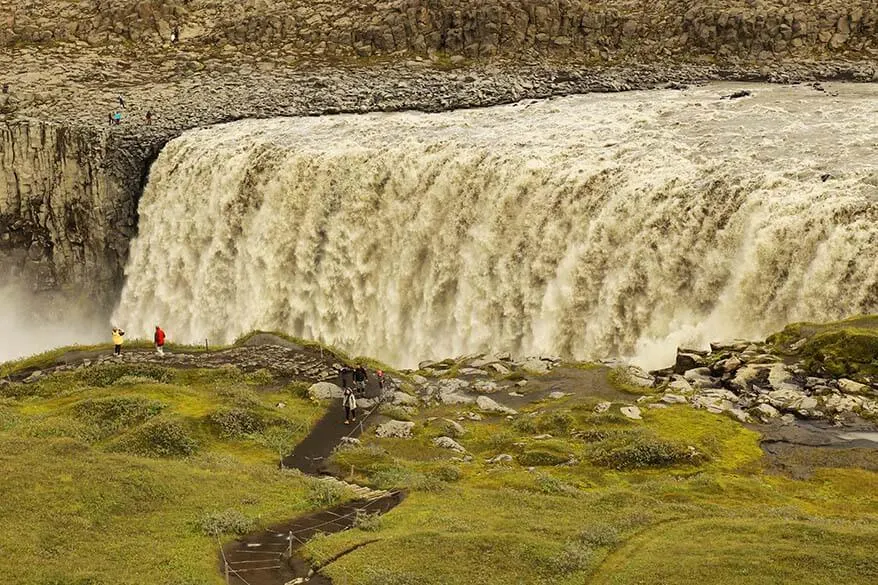 Dettifoss is not to be missed when visiting Myvatn