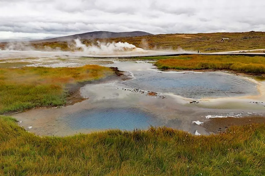 Hveravellir geothermal area in Icelandic highlands