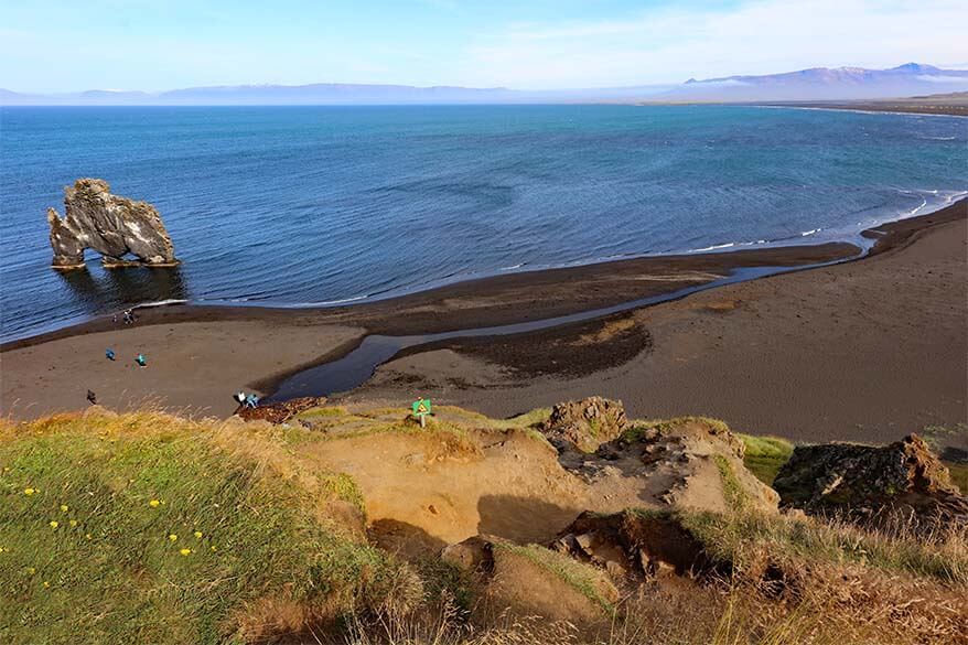 Hvitserkur beach in Northwest Iceland