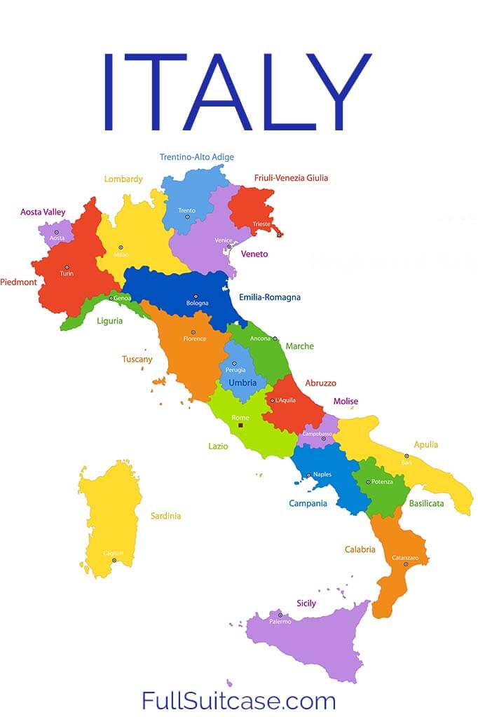 Best Traditional Italian Food by Region (+Map)