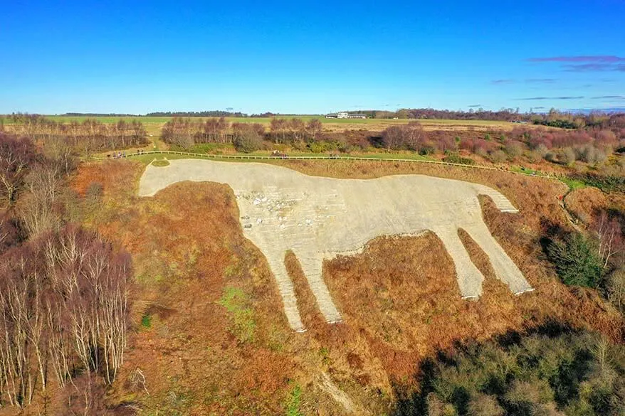 Kilburn White horse in Yorkshire