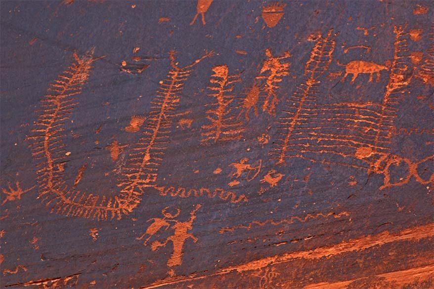 Moab petroglyphs
