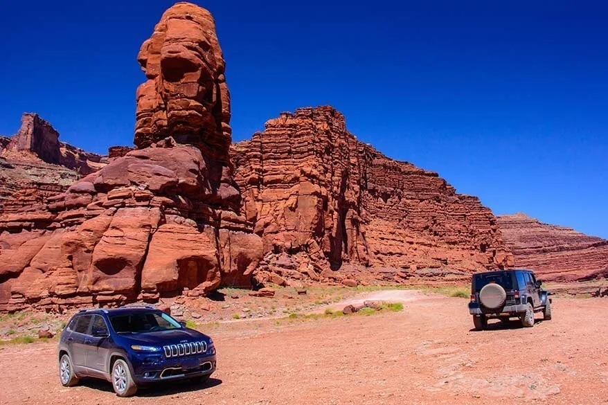 Off-road tours in Moab