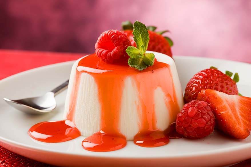 Panna cotta Italian desert