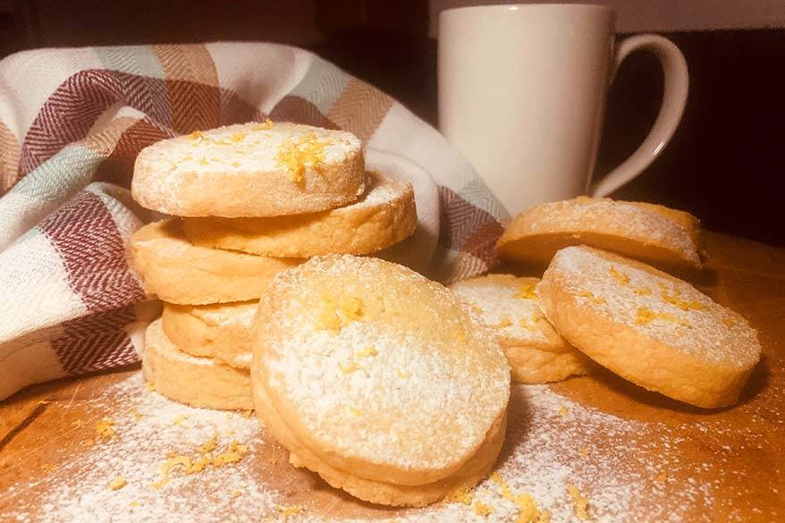 Polenta biscuits - specialty of Piedmont region