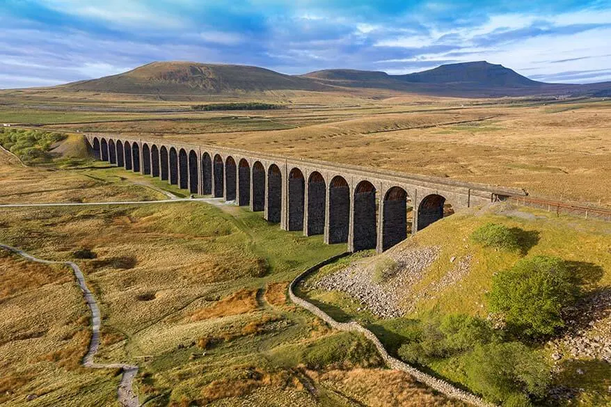 Ribblehead Viaduct in Yorkshire Dales National Park