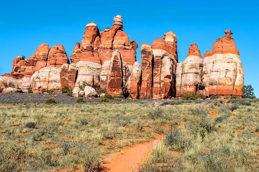 The Needles District in Canyonlands National Park in Utah