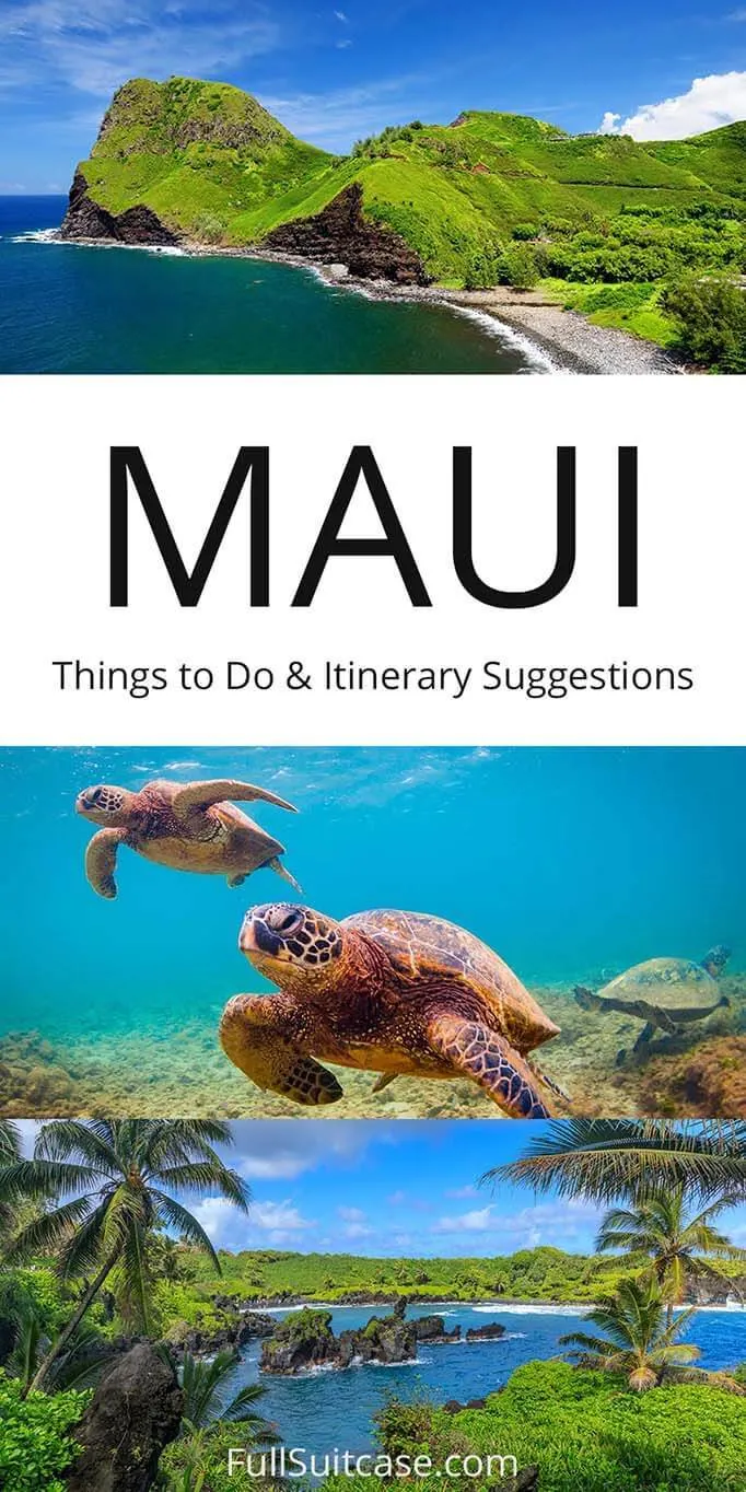 Things to do in Maui and itinerary ideas for your first trip