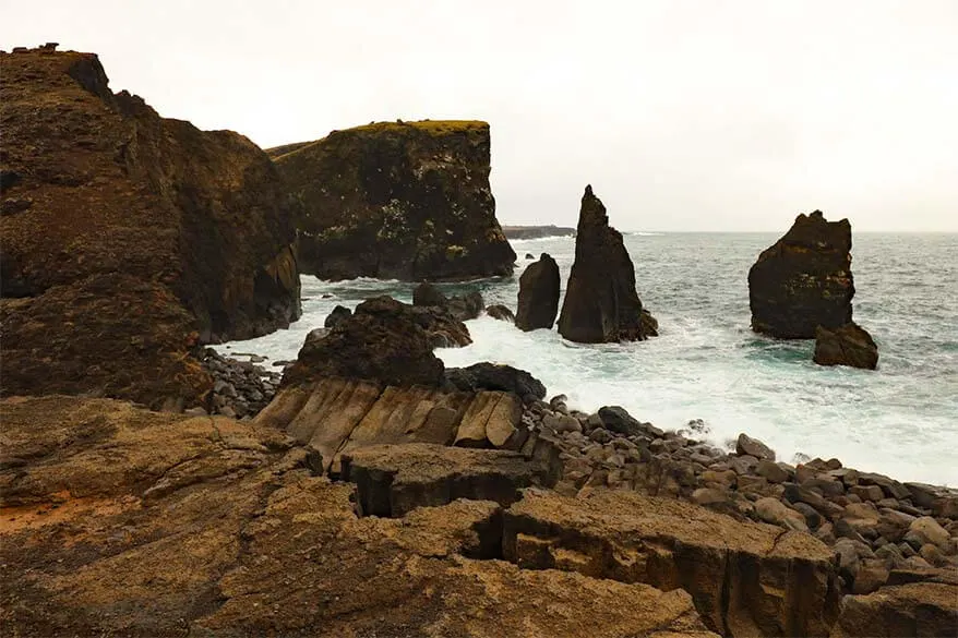 Valahnukamol Cliffs on Reykjanes Peninsula