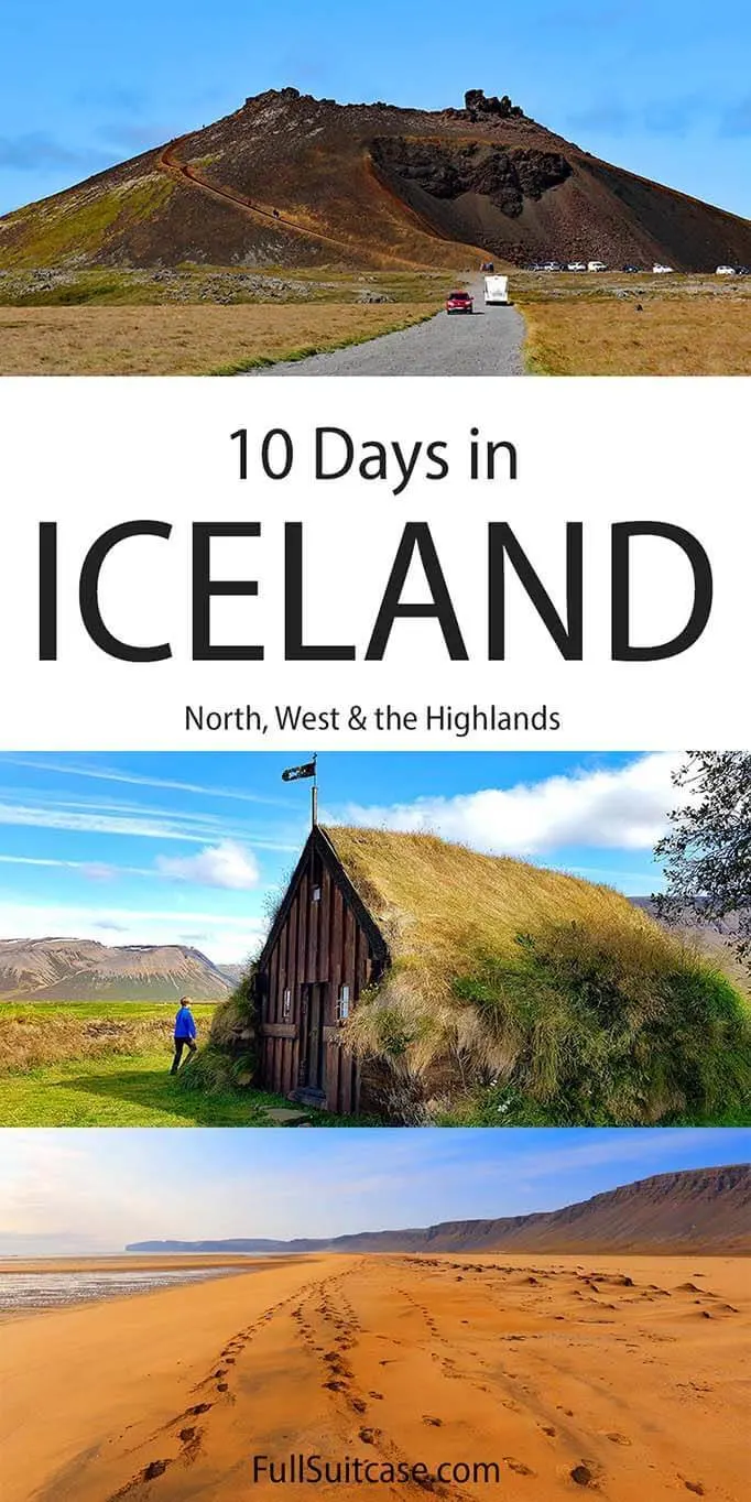 West and North Iceland itinerary for 10 days