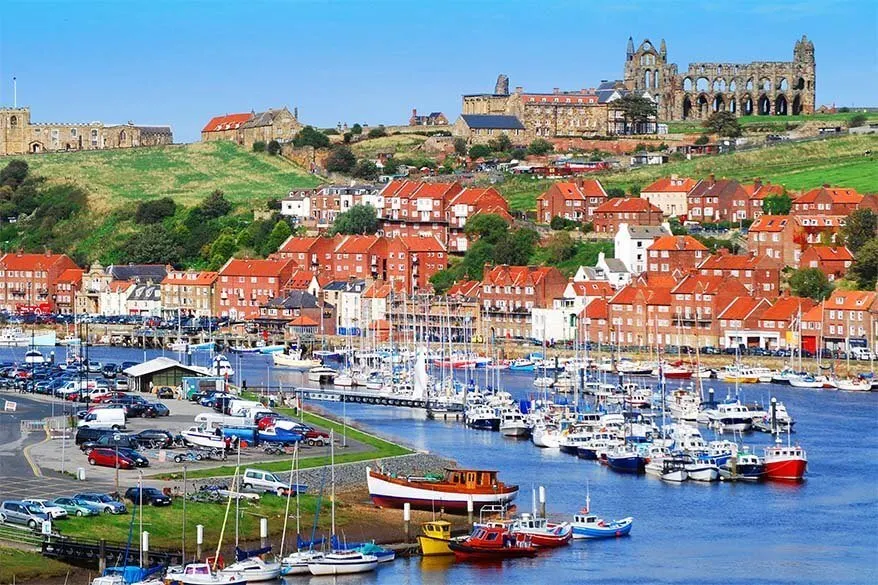 Whitby town in Yorkshire