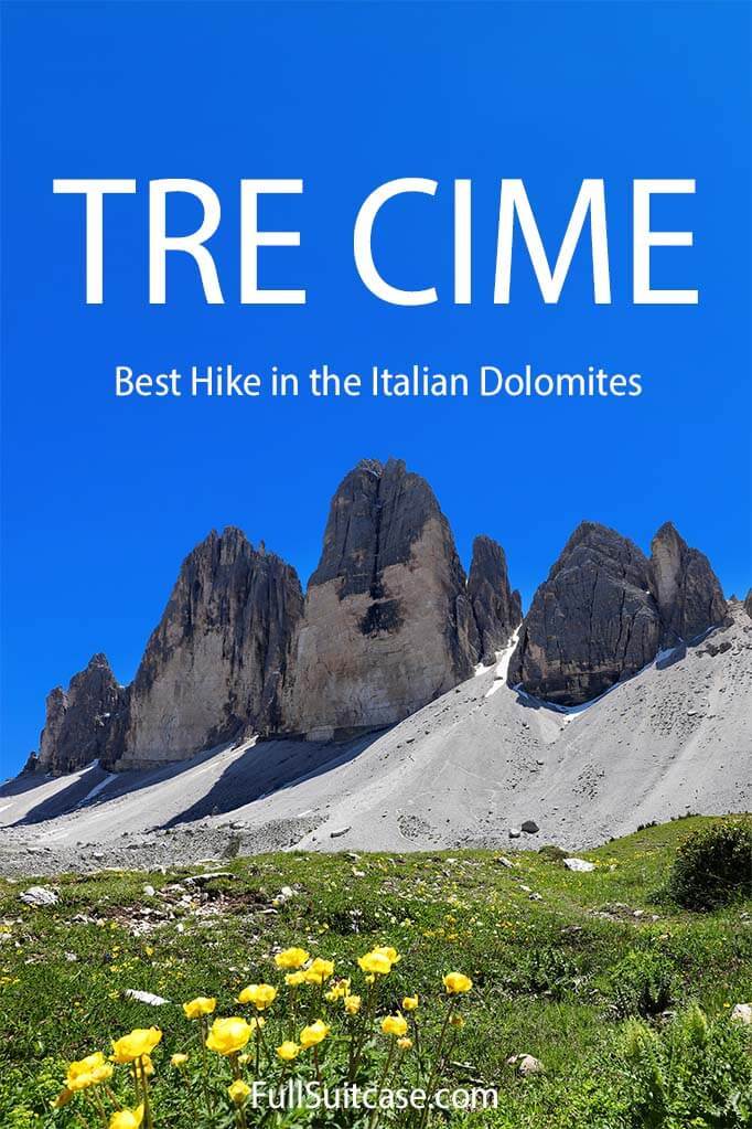 Complete guide for hiking Tre Cime di Lavaredo loop in the Dolomites Italy