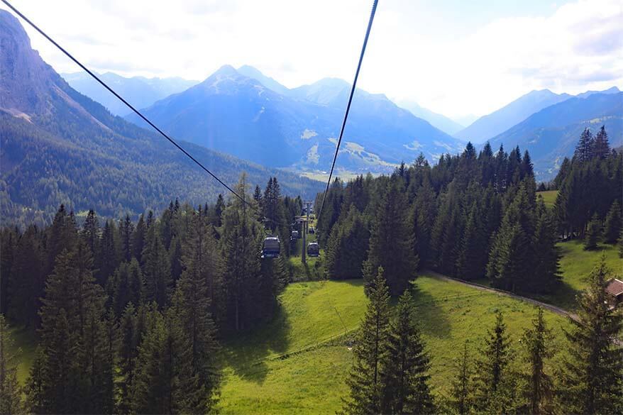 Ehrwalder Almbahn cable car