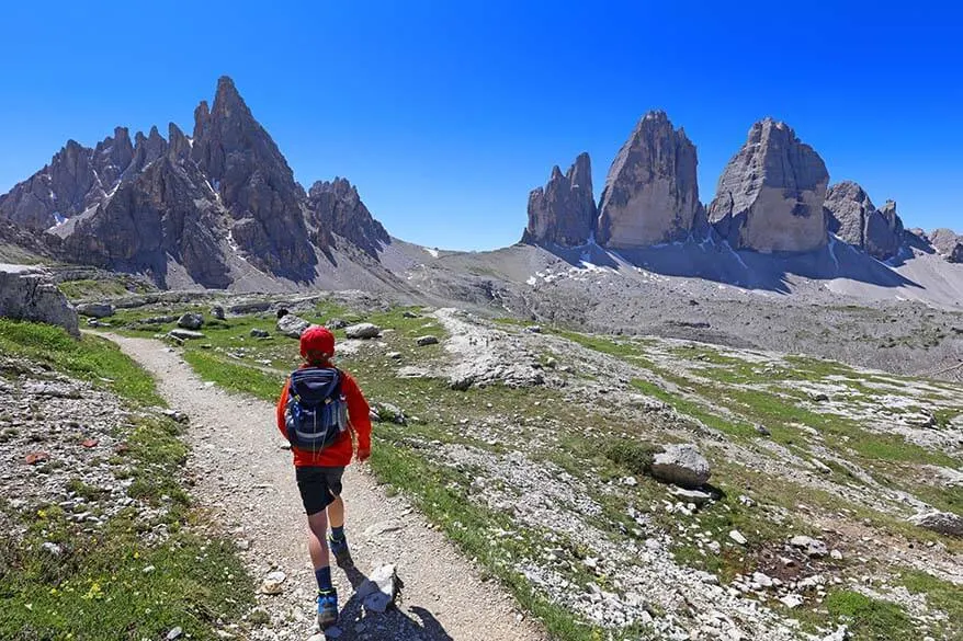 Hiking Tre Cime with kids