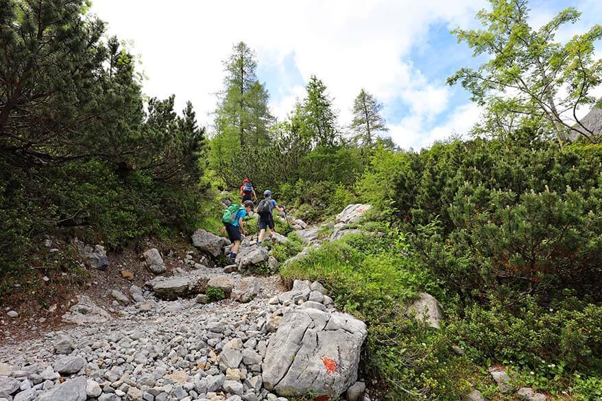 Hiking from Seebensee to Coburgerhutte