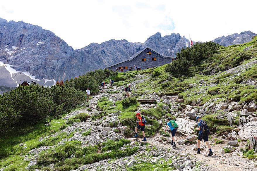 Hiking to Coburger Hut