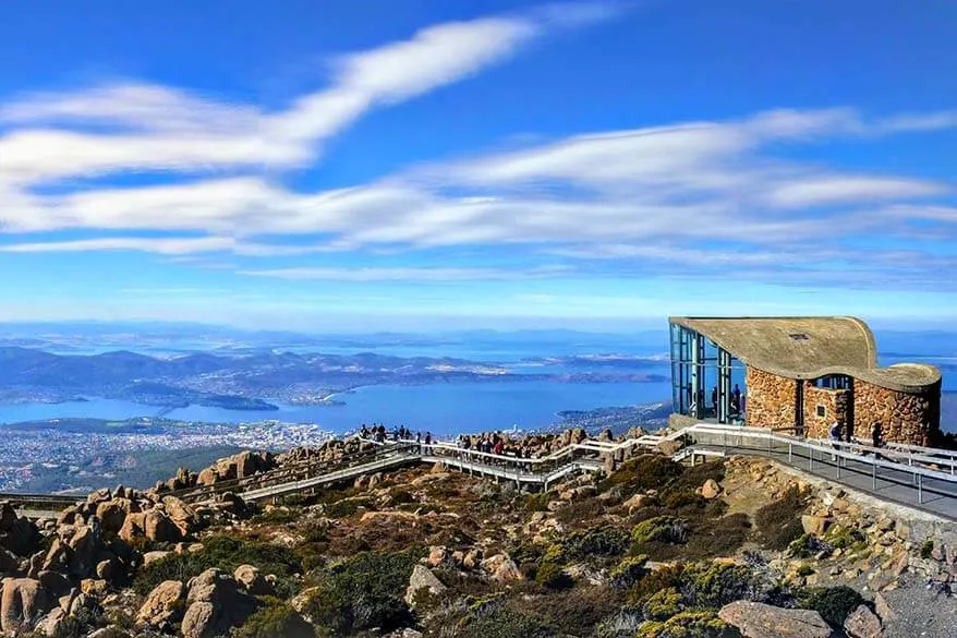 Mount Wellington lookout in Hobart, Tasmania