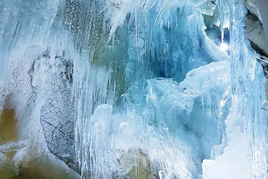 Nature's Ice Palace at Hintertux Glacier