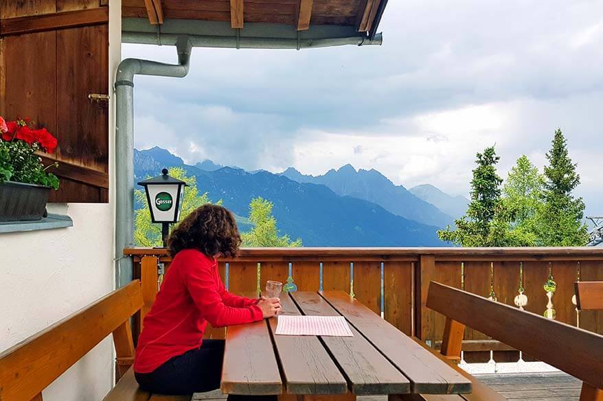 Panorama Restaurant at Elfer cable car summit station in Stubai