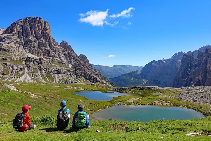 Piani Lakes at Rifugio Locatelli