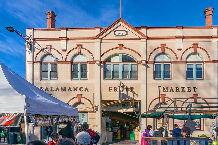 Salamanca Markets in Hobart Tasmania