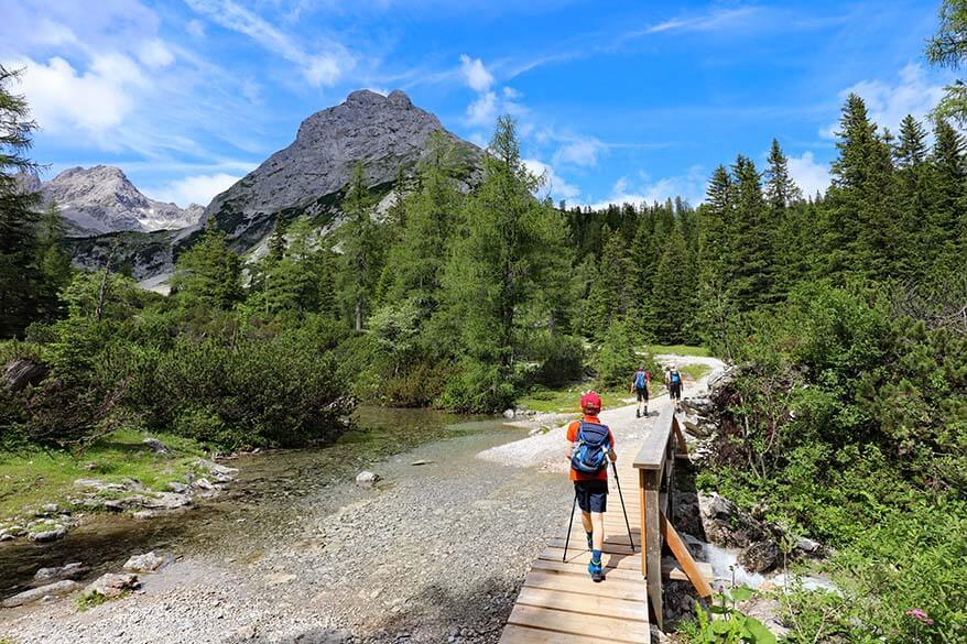 Seebensee hiking trail